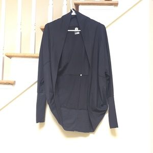 Zuala black casual athletic cover up